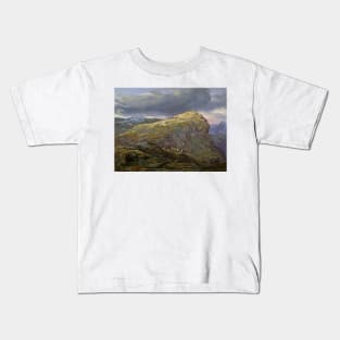 Stugunoset at Filefjell by Johan Christian Dahl Kids T-Shirt